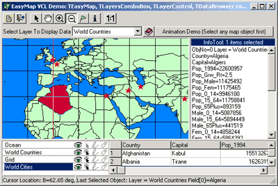 EasyMap VCL Screenshot